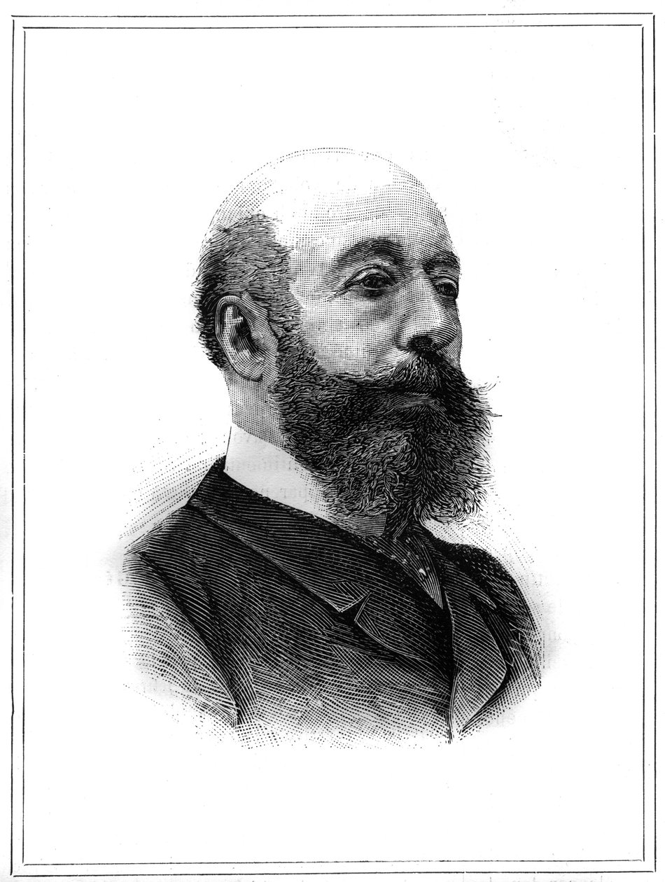 Porträt von Charles Lambert de Sainte Croix (1827-1889), französischer Politiker. Gravur in „Le Monde Illustré“, 2. Januar von Unknown artist