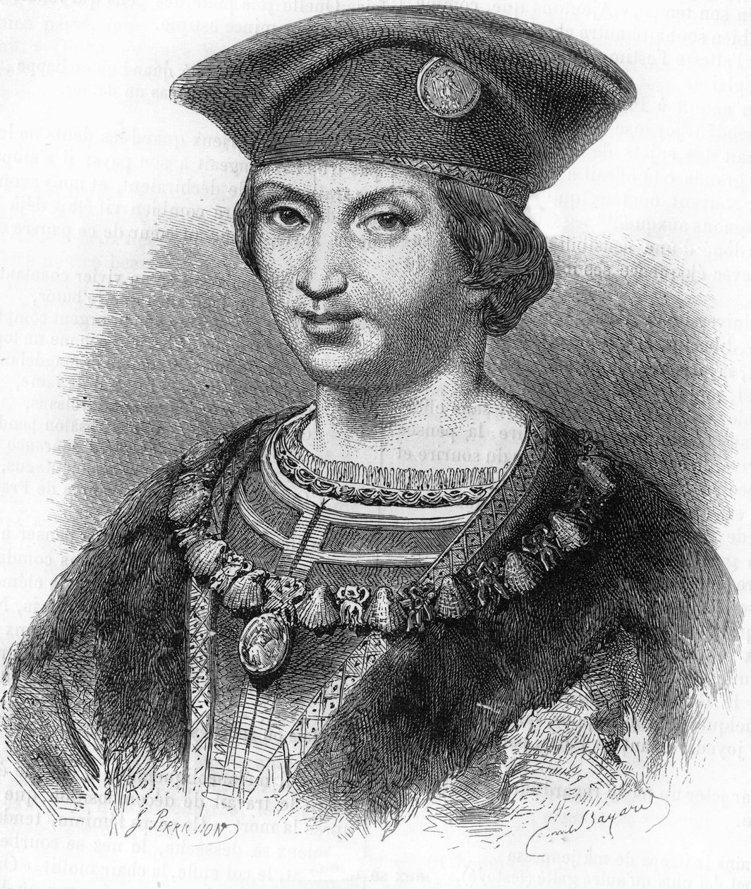 Porträt von Karl VIII. König von Frankreich (1470-1498). von Unknown artist