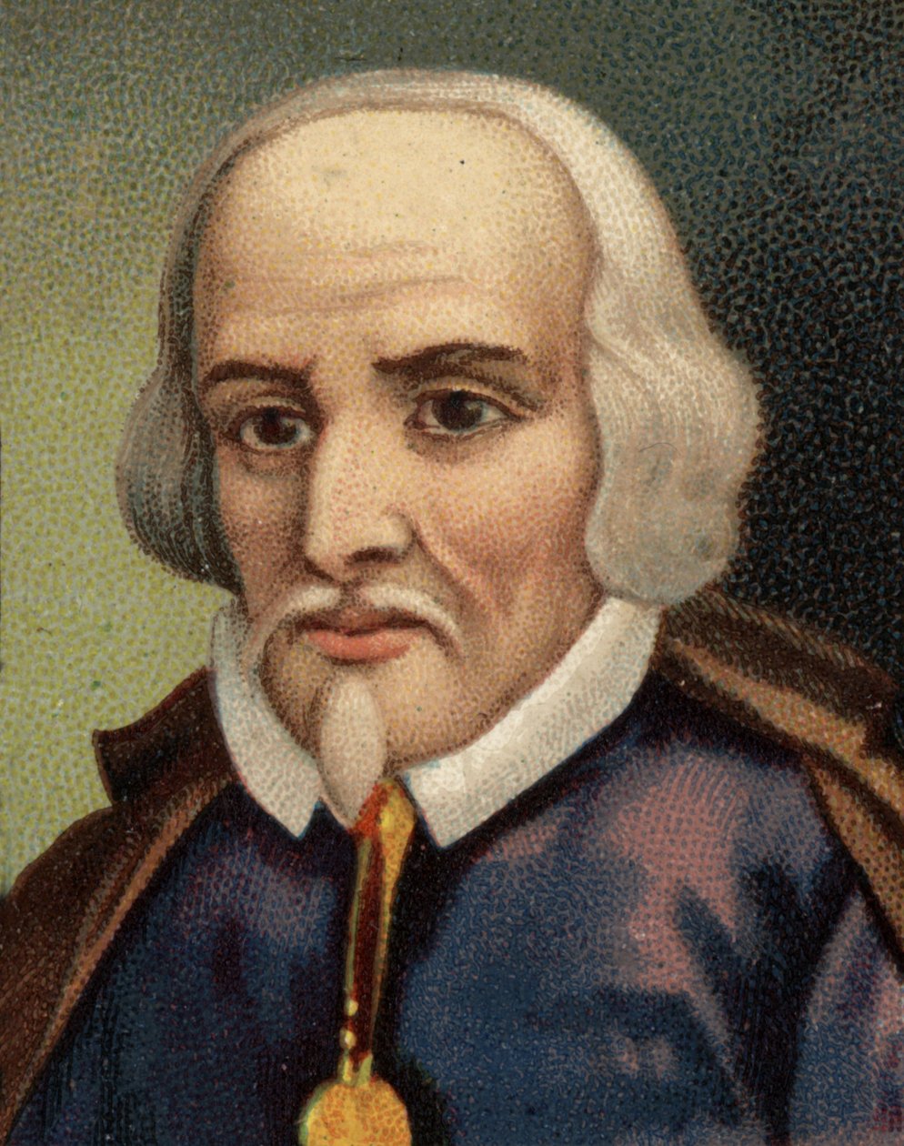 Porträt von Don Pedro Calderon de la Barca (1600-1681), spanischer Dramatiker. von Unknown artist