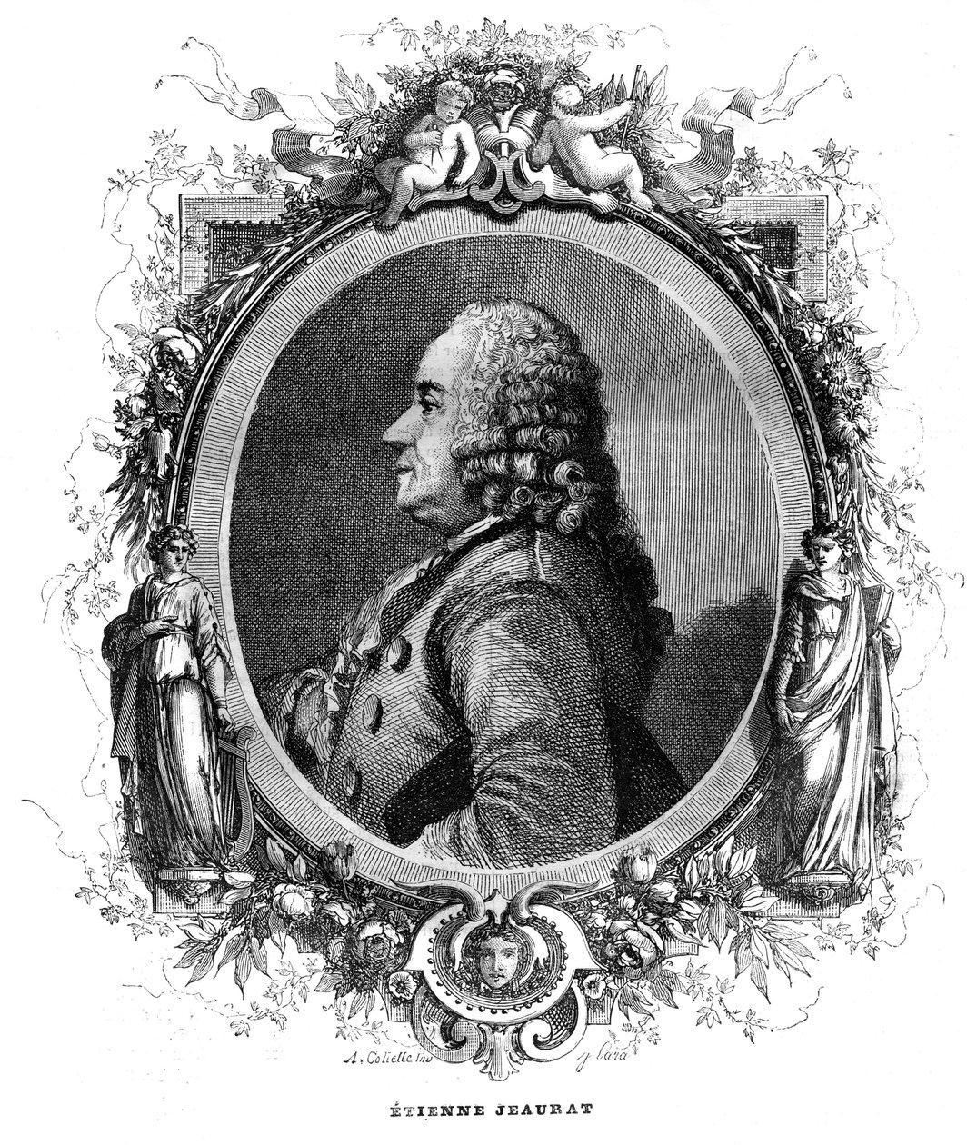 Porträt von Etienne Jeaurat (1699-1789), französischer Maler und Karikaturist. von Unknown artist
