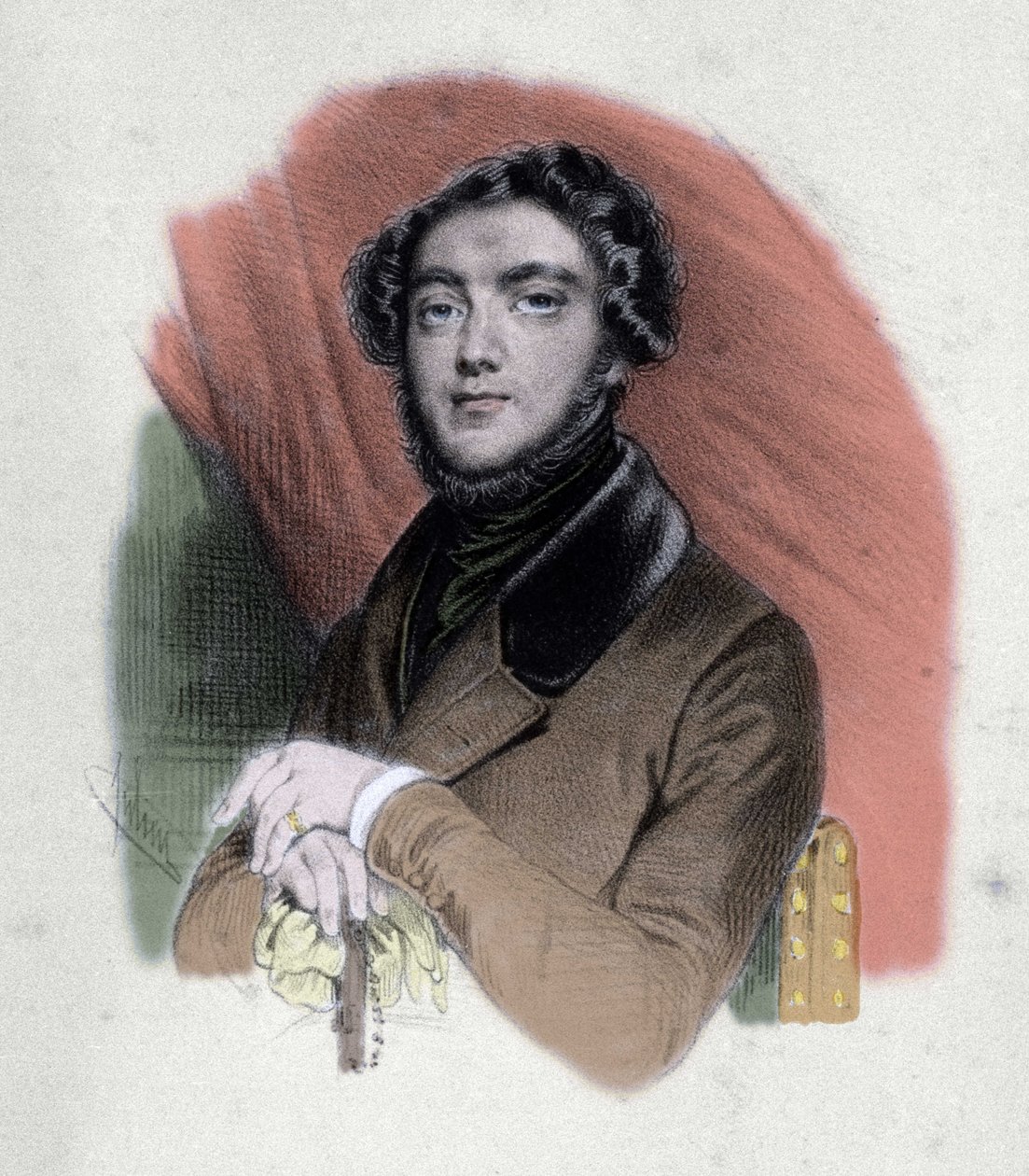 Porträt von Eugene Sue (1804-1857) französischer Schriftsteller. von Unknown artist