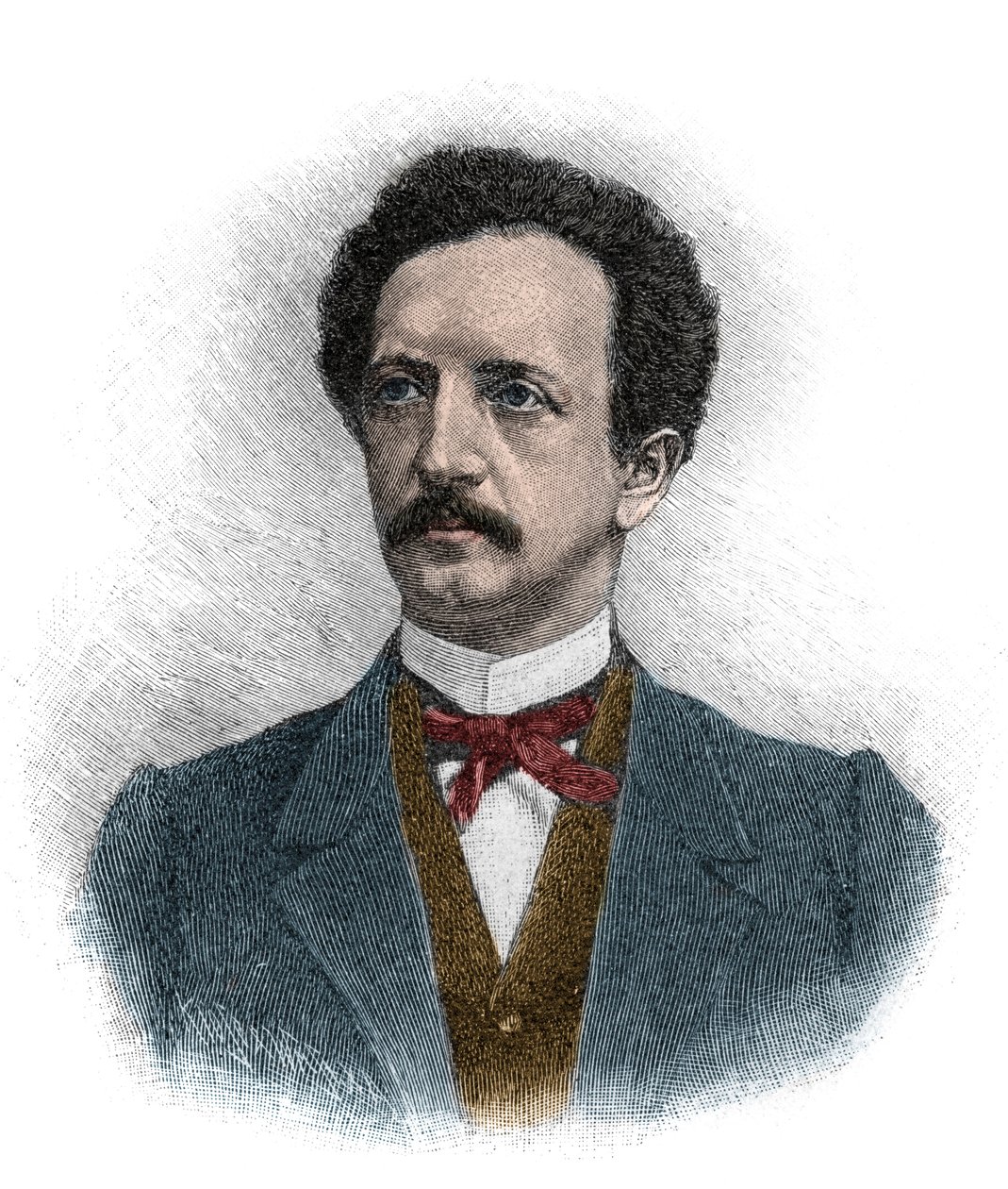 Porträt von Ferdinand Johann Gottlieb Lassalle (1825-1864) deutscher Jurist, Philosoph und sozialistischer politischer Aktivist - Gravur von Unknown artist