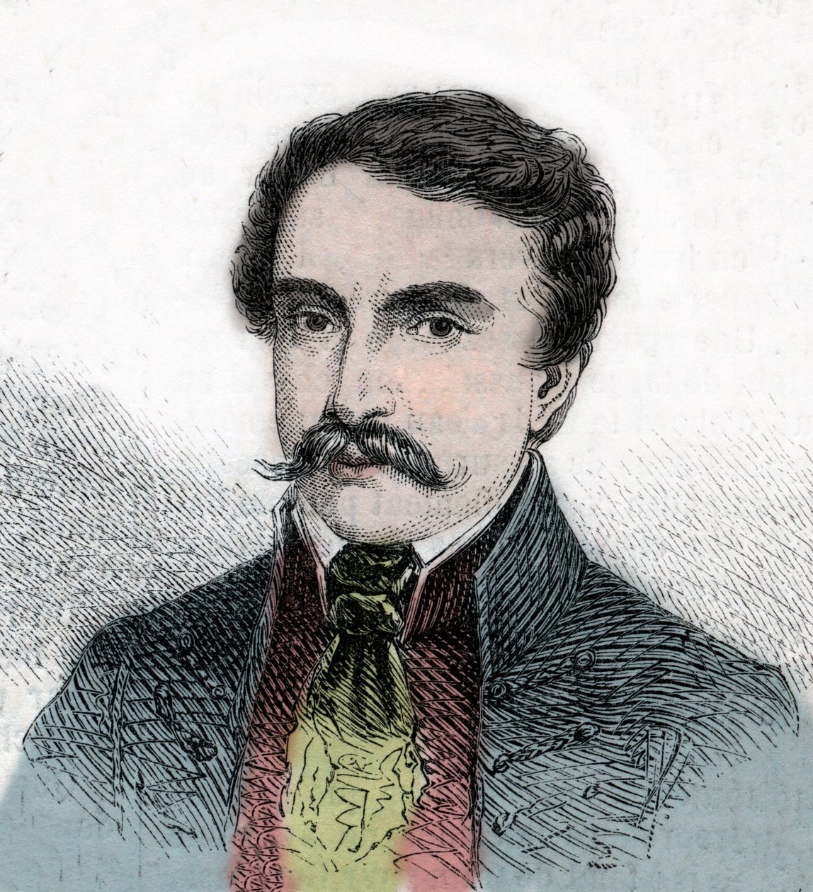 Porträt von Ferenc Deák (1803-1876), ungarischer Politiker - Gravur in „The Illustrous World“ von Unknown artist