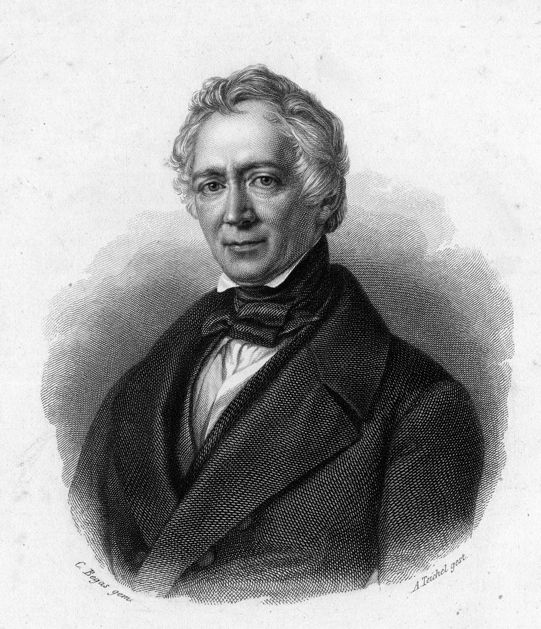 Porträt von Friedrich Ludwig von Raumer, deutscher Historiker (1781-1873) von Unknown artist