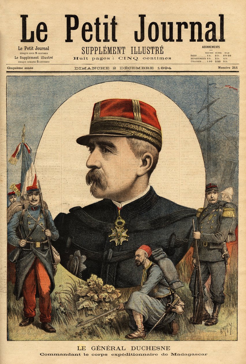 Porträt von General Jacques Charles Duchesne von Unknown artist