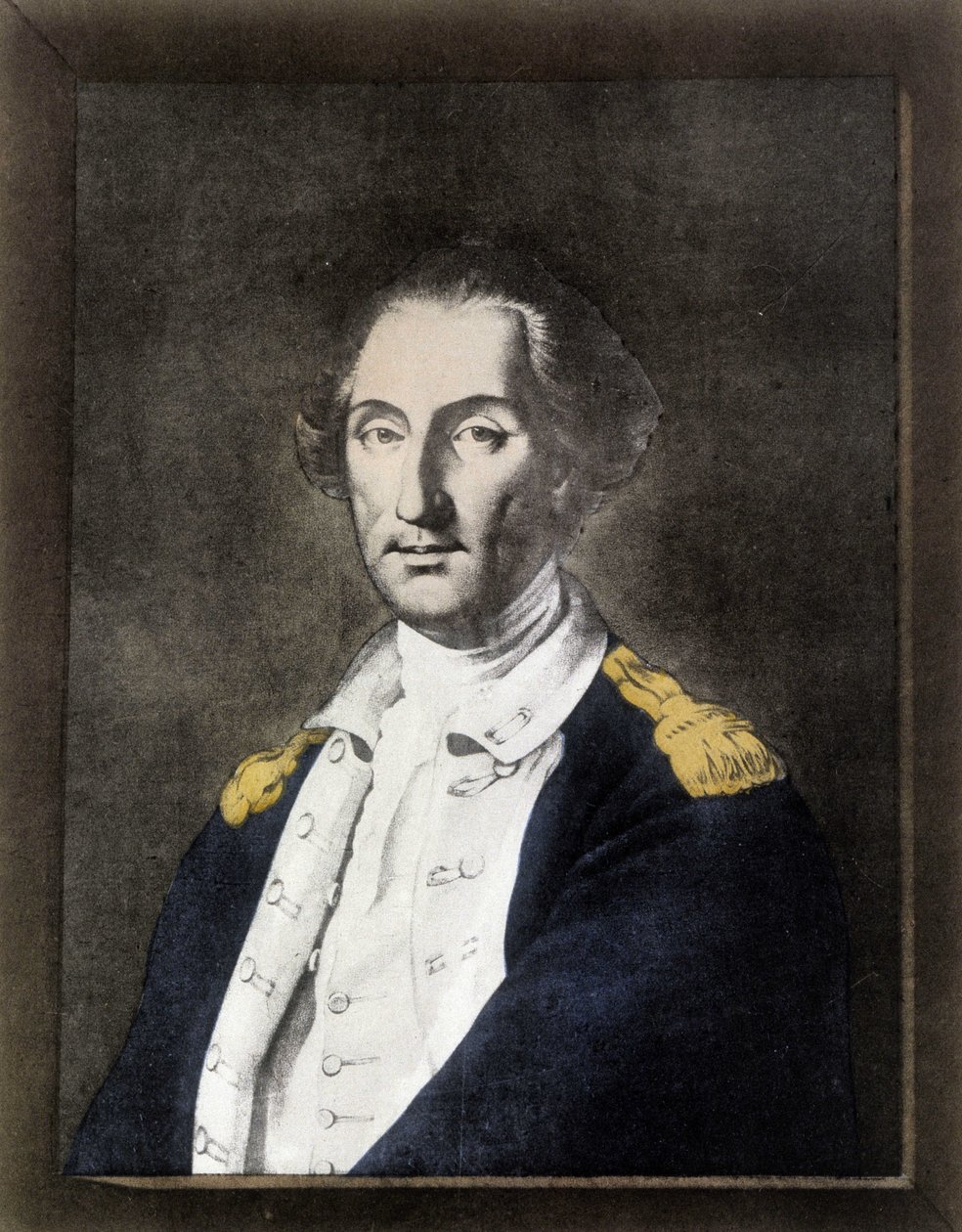 Porträt von George Washington (1732 - 1799) von Unknown artist