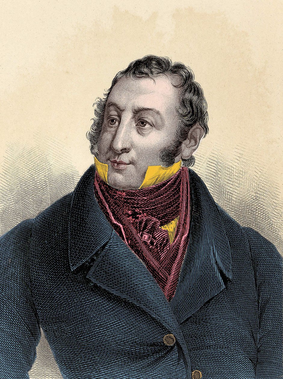 Porträt von Gioacchino Rossini (1792-1868) von Unknown artist