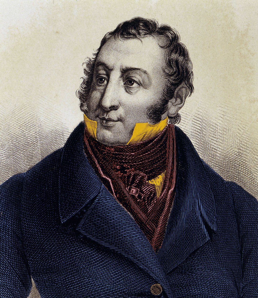 Porträt von Gioacchino Rossini (1792-1868) (Gravur) von Unknown artist