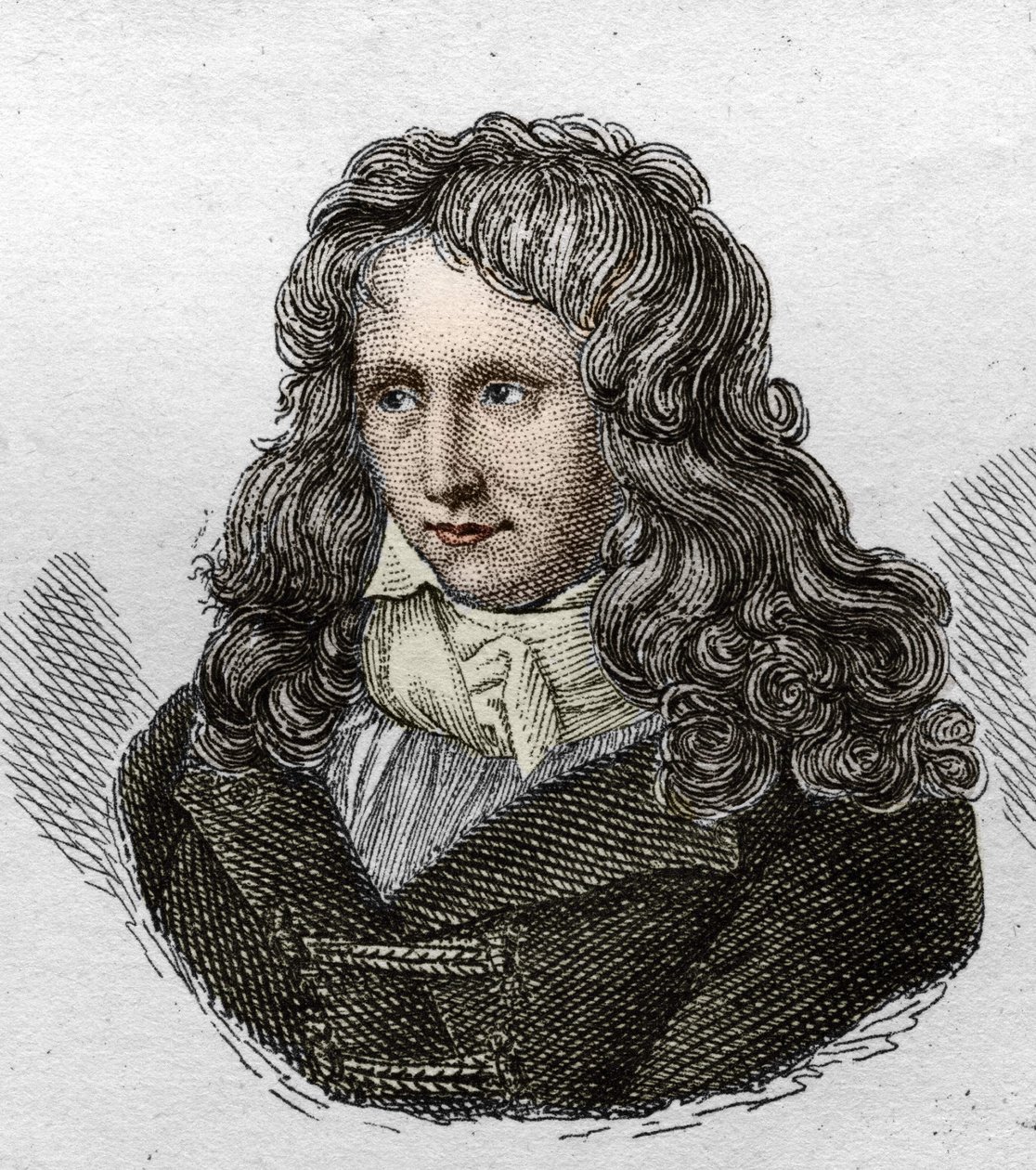Porträt von Henri Bernardin de Saint Pierre (Saint-Pierre oder St-Pierre), französischer Schriftsteller (1737-1814). Gravur aus dem Jahr 1835. von Unknown artist