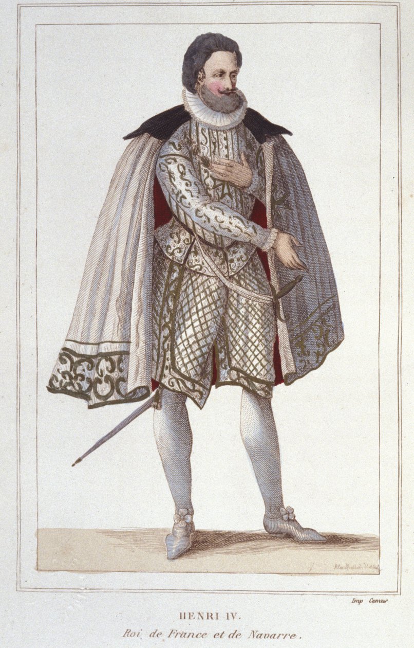 Porträt von Heinrich IV. (1553-1610), König von Frankreich (1830) von Unknown artist