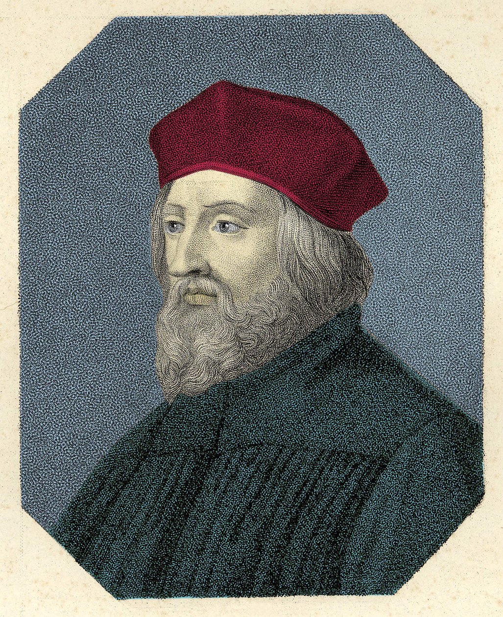 Porträt von Jan Hus (oder Jean Huss) von Unknown artist