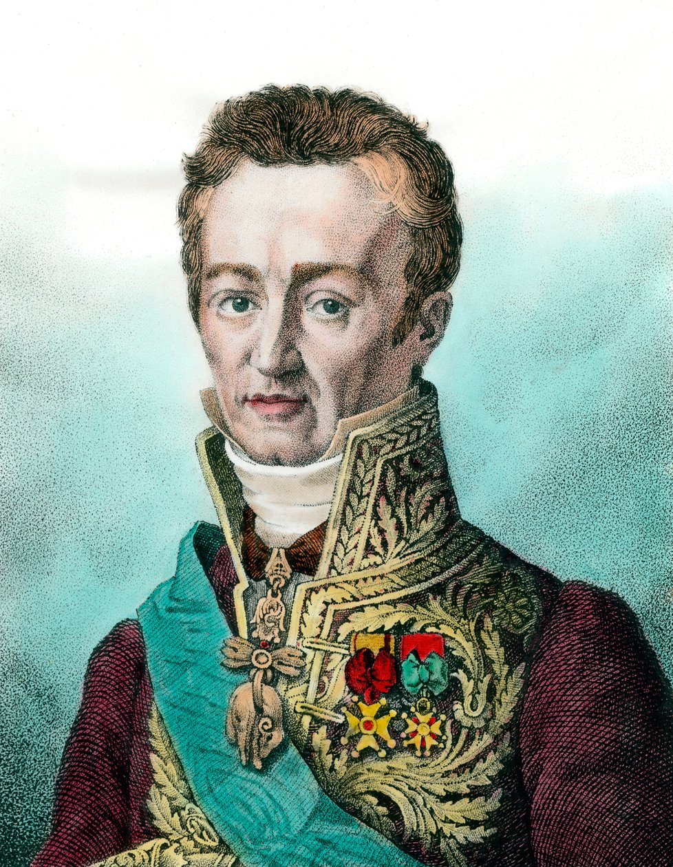 Porträt von Jean Baptiste, Comte de Villele (1773-1854), französischer Politiker von Unknown artist