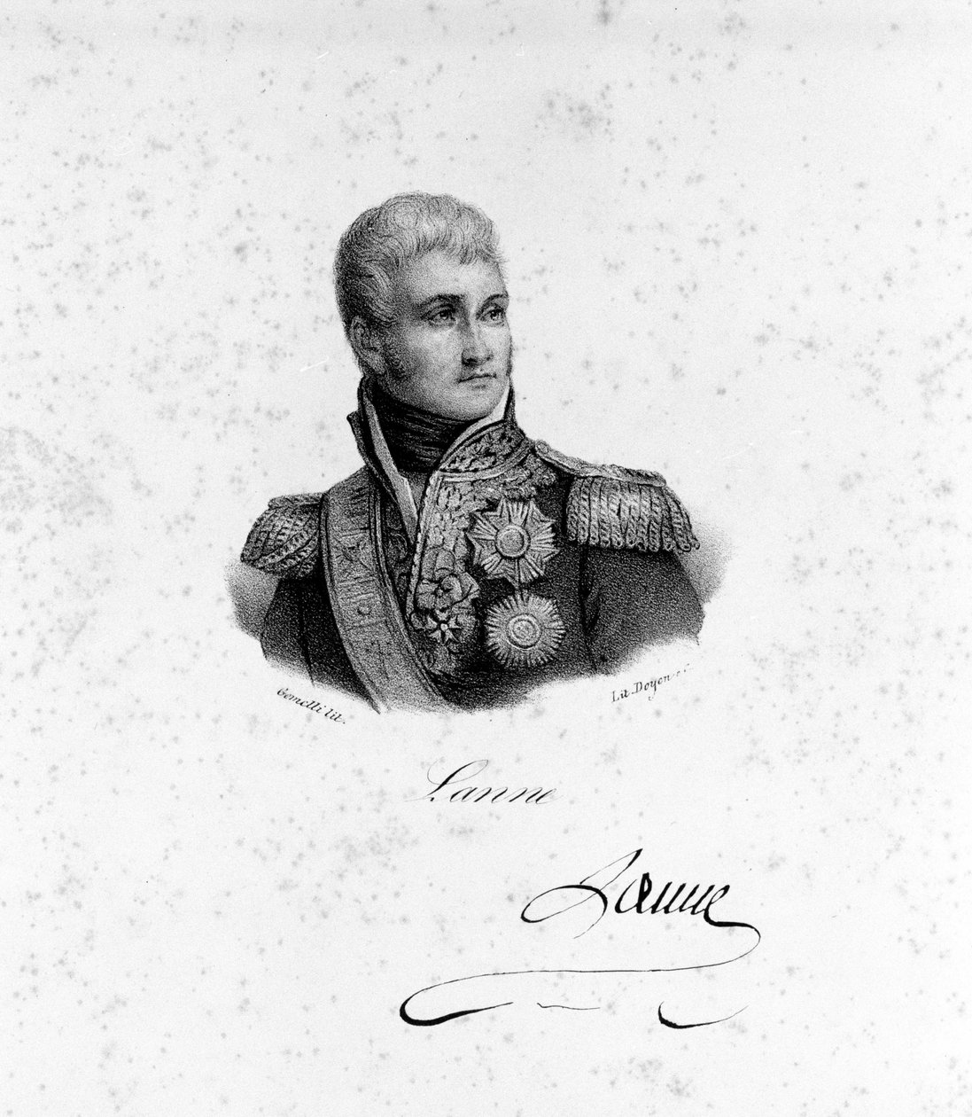 Porträt von Jean Lannes (1769 - 1809), Herzog von Montebello, französischer Marschall von Unknown artist