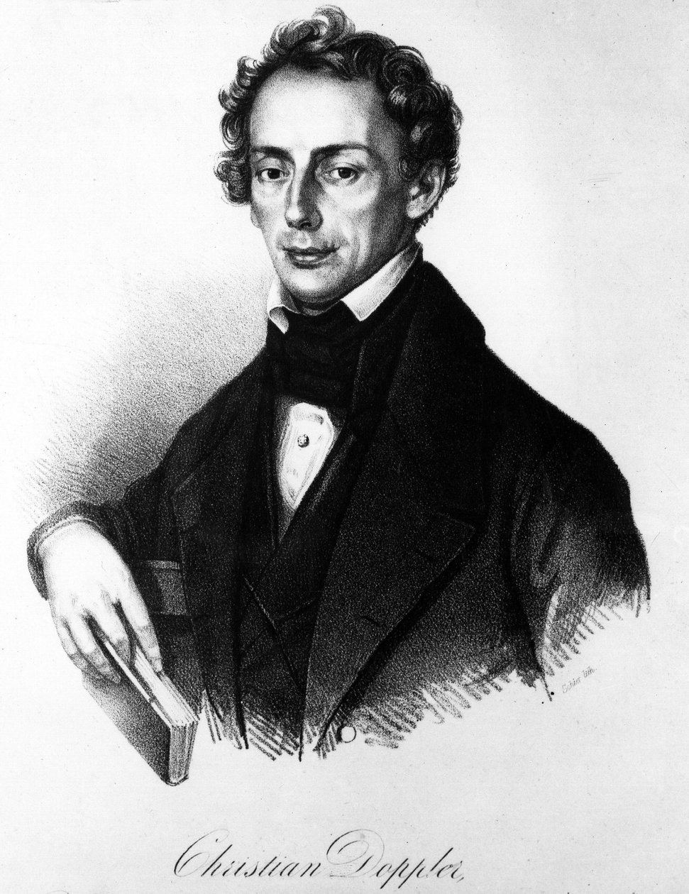 Porträt von Johann Christian Doppler (1803-1853), österreichischer Physiker. von Unknown artist