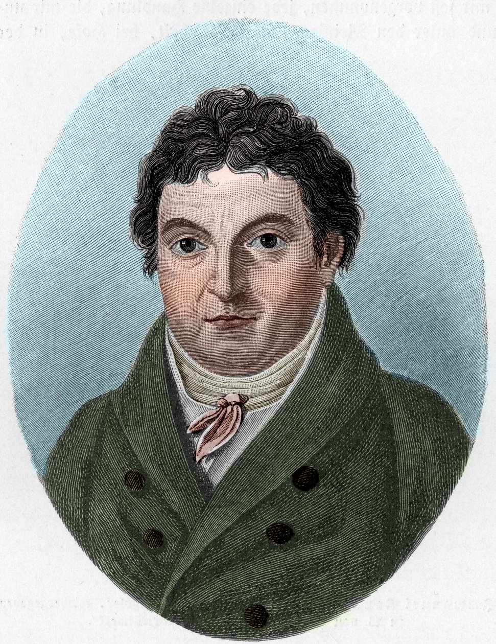 Porträt von Johann Gottlieb Fichte (1762-1814), deutscher Philosoph von Unknown artist