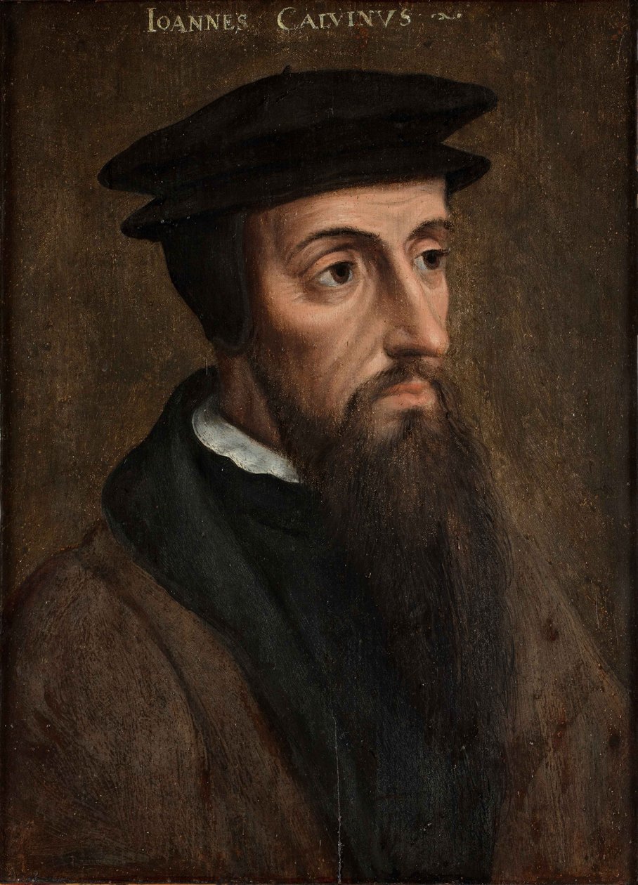 Porträt von Johannes Calvin (1509-1564), um 1550 von Unknown artist