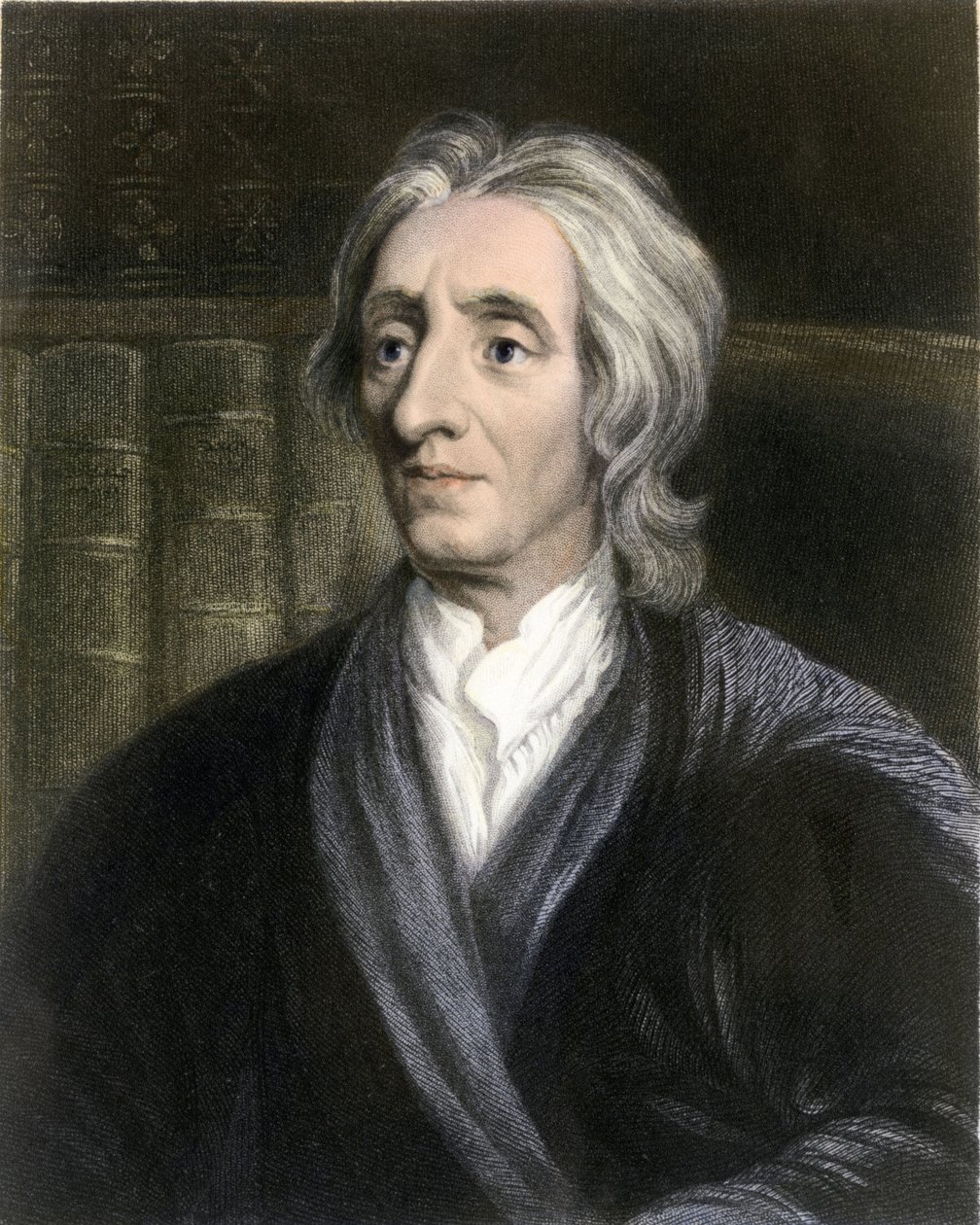 Porträt von John Locke (1632 - 1704) von Unknown artist