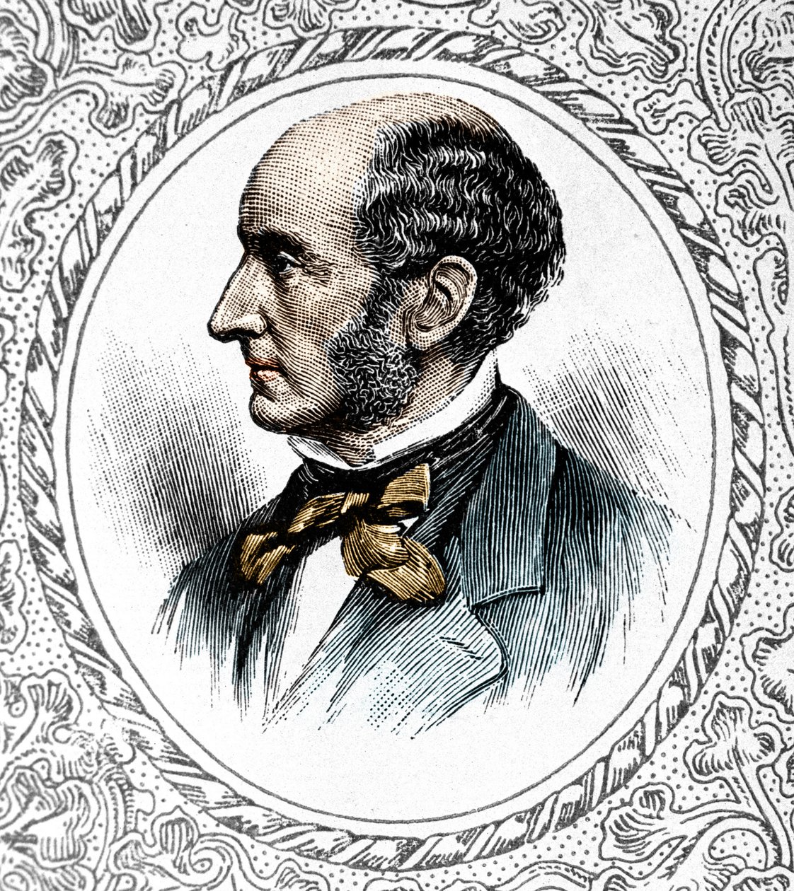Porträt von John Stuart Mill. Britischer Philosoph und Ökonom (1806-1873) von Unknown artist