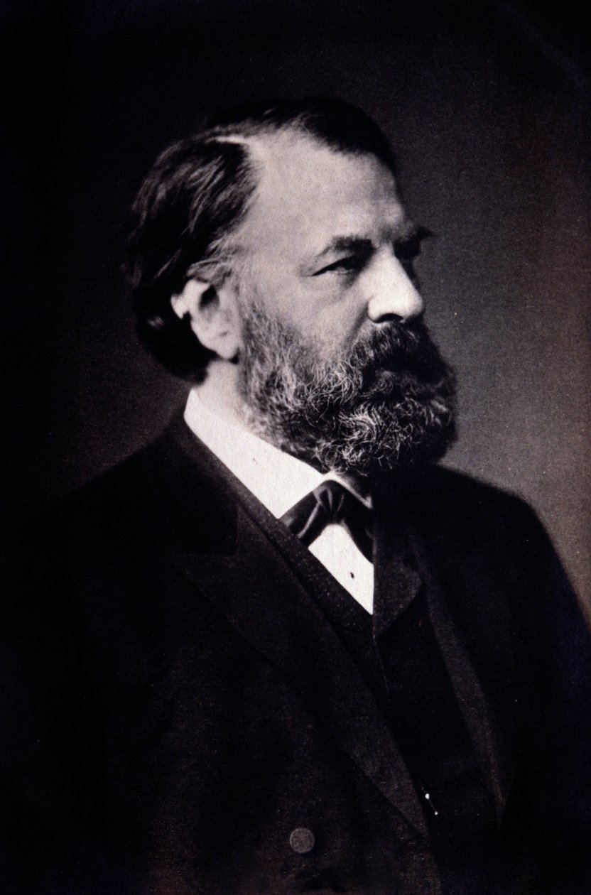 Porträt von Joseph Joachim (1831-1907), ungarischer Geiger, Komponist und Dirigent. Fotografie. Mailand, Biblioteca del Conservatorio von Unknown artist