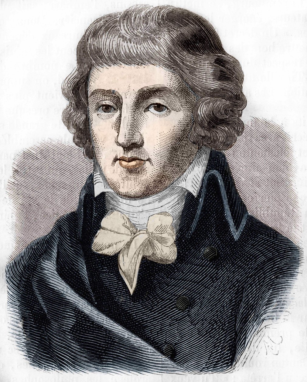 Porträt von Louis Antoine Saint-Just (1767-1794), französischer Politiker von Unknown artist