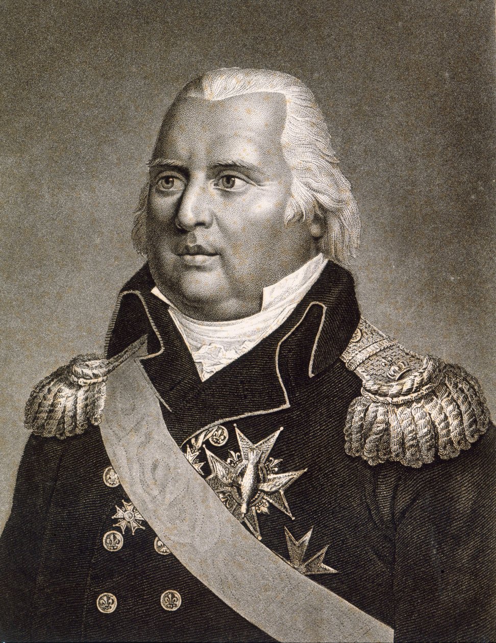 Porträt von Ludwig XVIII. (1755 - 1824), König von Frankreich von Unknown artist