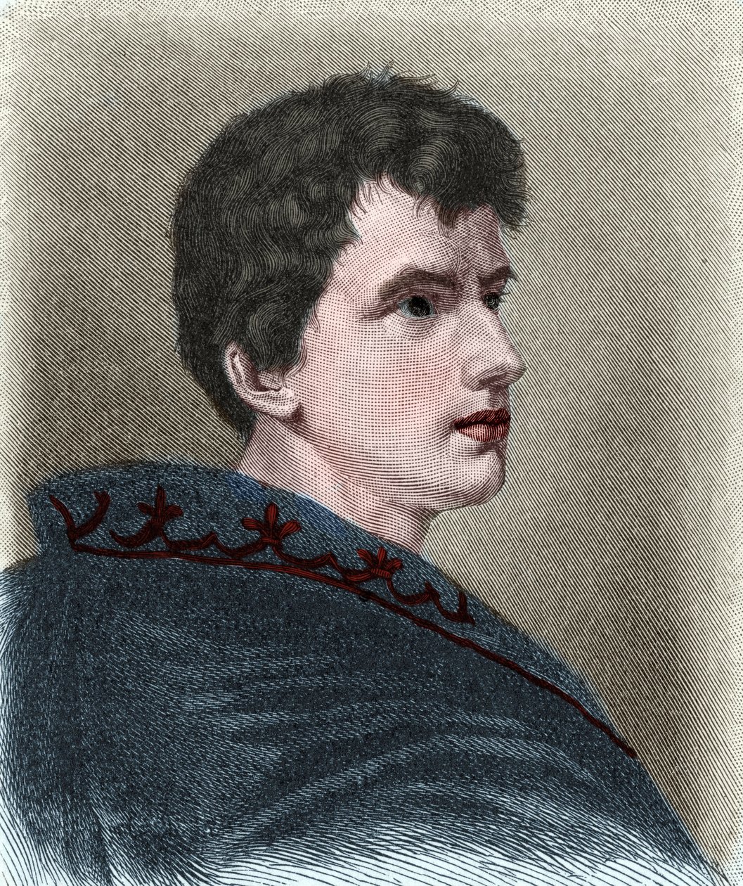 Porträt von Ludwig Joachim von Arnim genannt Achim von Arnim (1781-1831), deutscher Romanautor, Kolumnist, Dramatiker und romantischer Dichter von Unknown artist