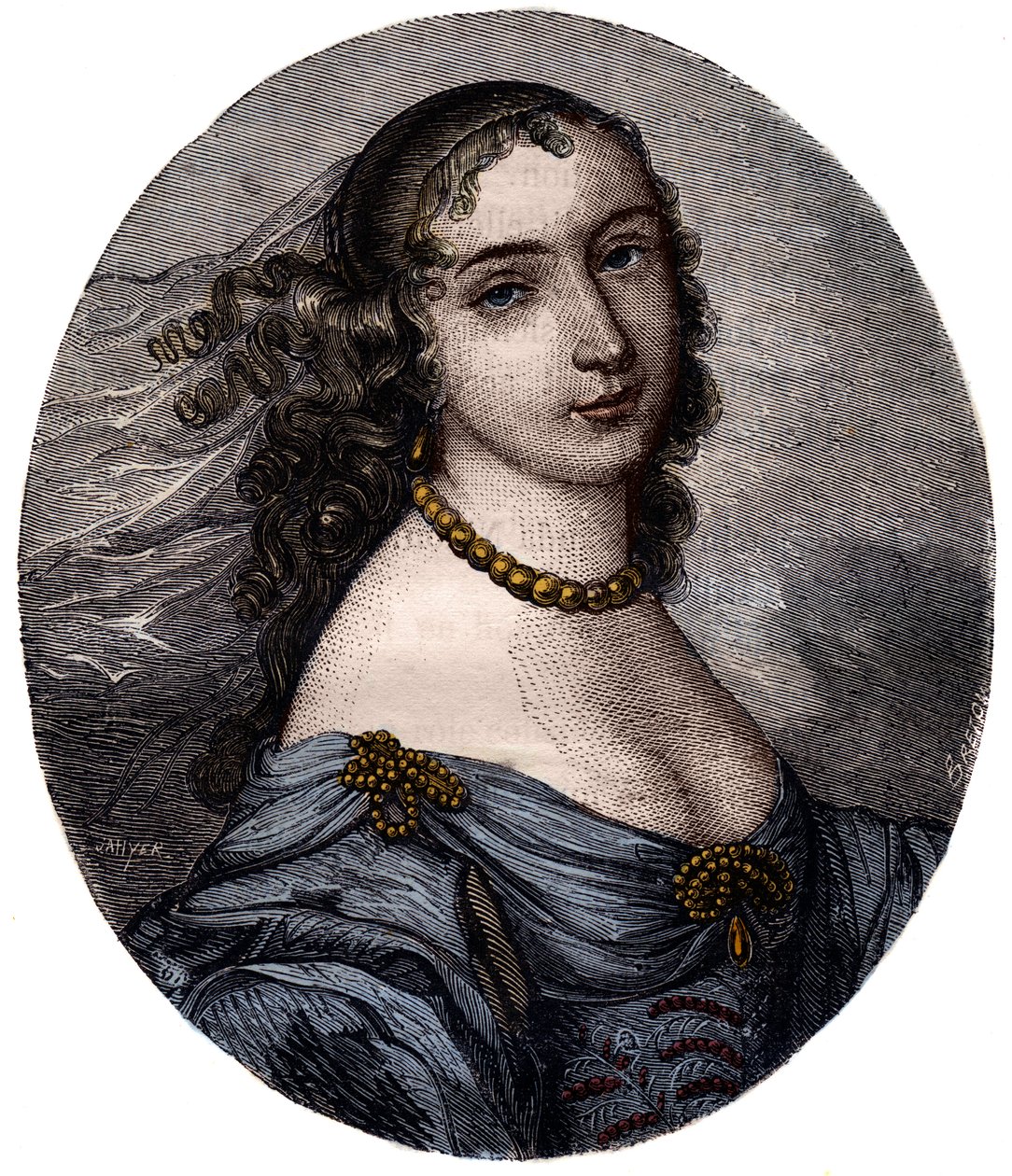 Porträt von Marguerite Hessein, Madame de la Sablière, französische Salonnière von Unknown artist