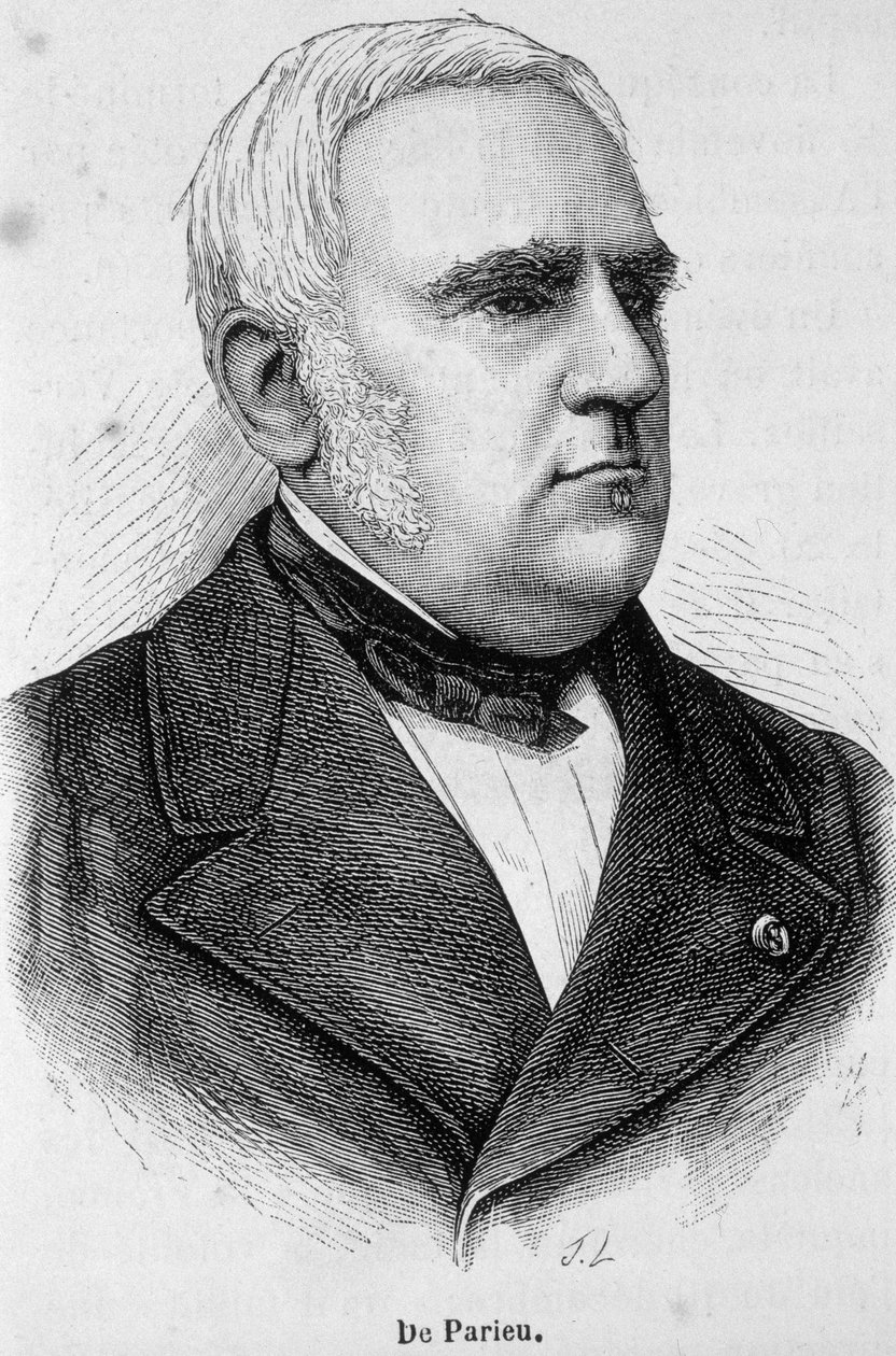 Porträt von Marie Louis Esquirou de Parieu, französischer Politiker (1815 - 1893) von Unknown artist