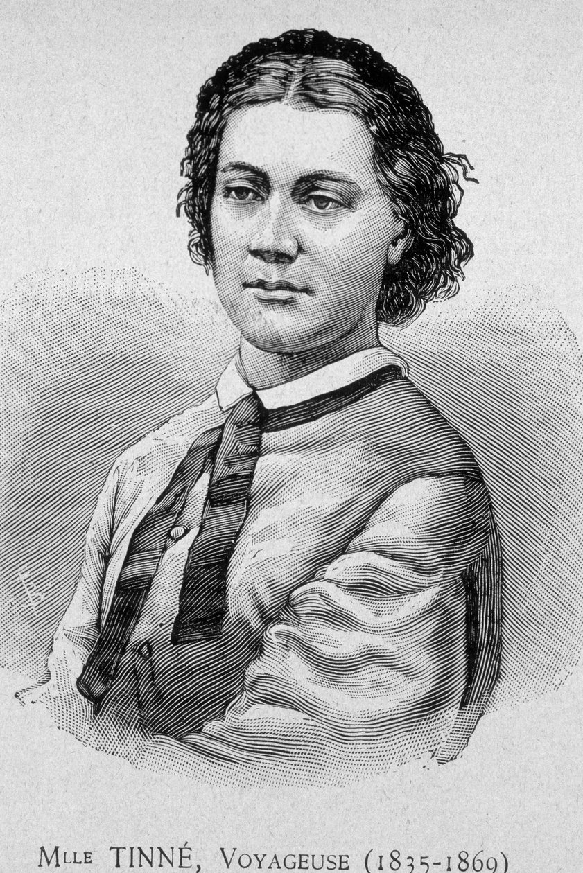 Porträt von Miss Tinné, Reisende (1835 - 1869) von Unknown artist