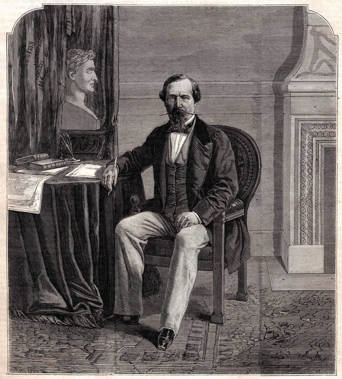 Porträt von Napoleon III. (1808 - 1873) von Unknown artist
