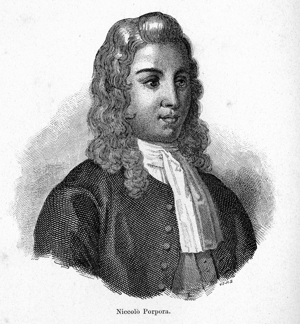 Porträt von Nicola Porpora (1686 - 1768), italienischer Komponist von Unknown artist