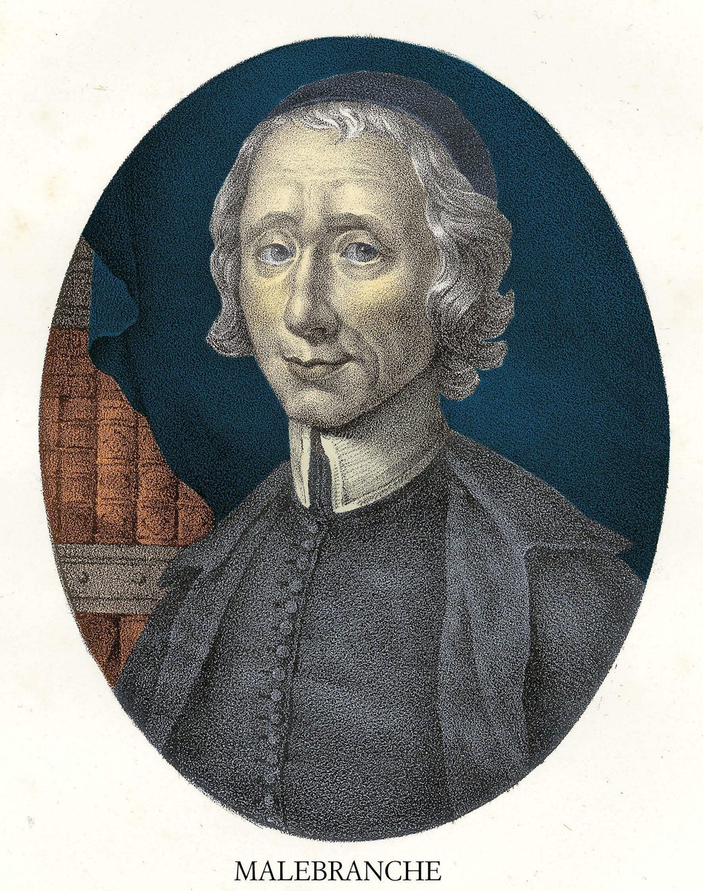 Porträt von Nicolas Malebranche (1638 - 1715), französischer Philosoph und Theologe von Unknown artist