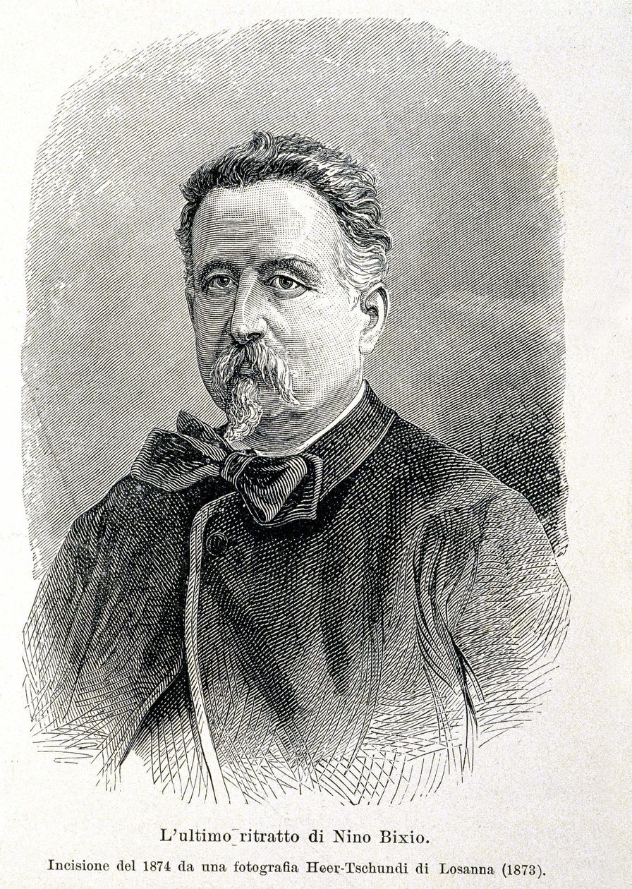 Porträt von Nino Bixio (1821-1873), italienischer Politiker von Unknown artist