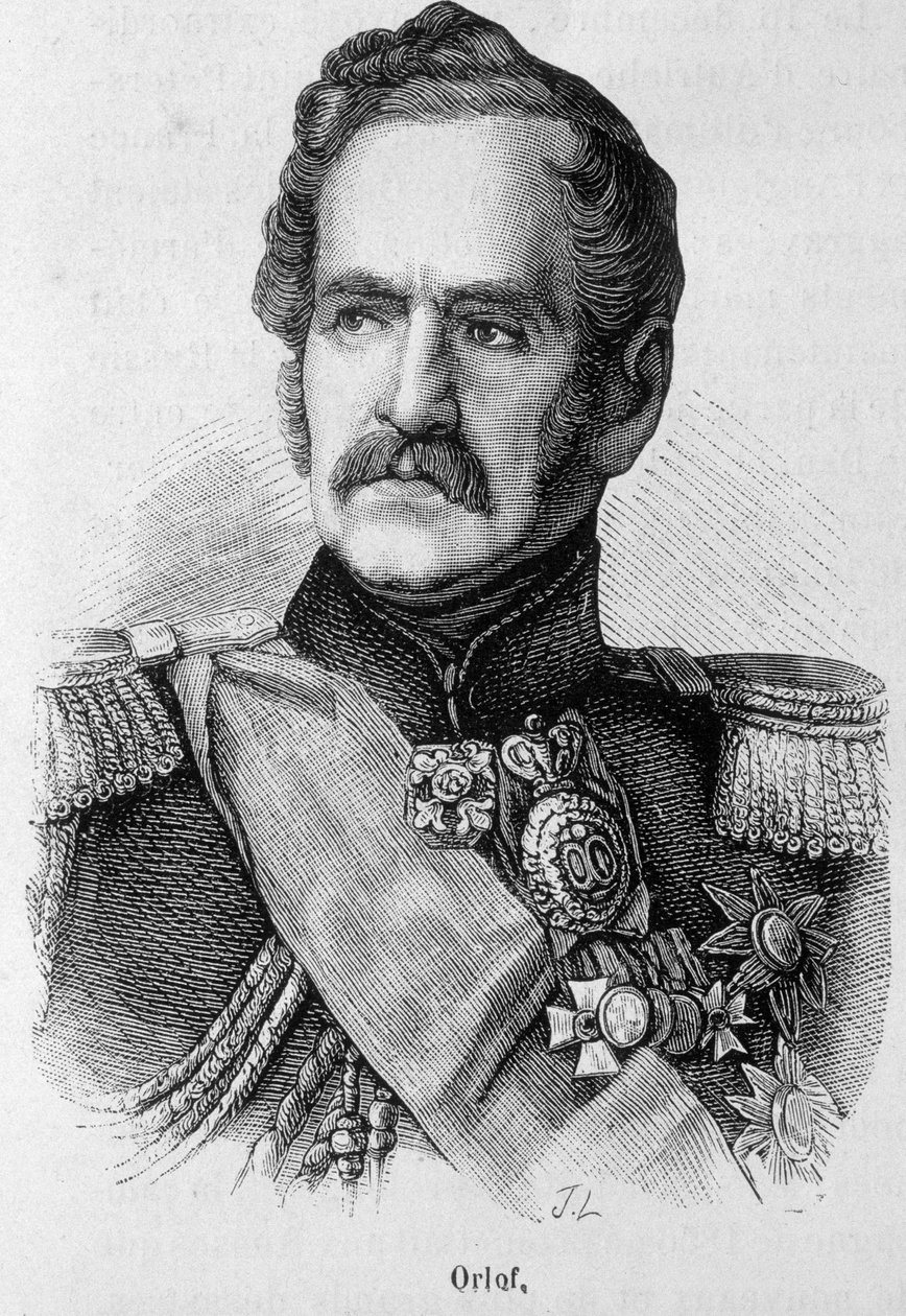 Porträt von Orlof von Unknown artist