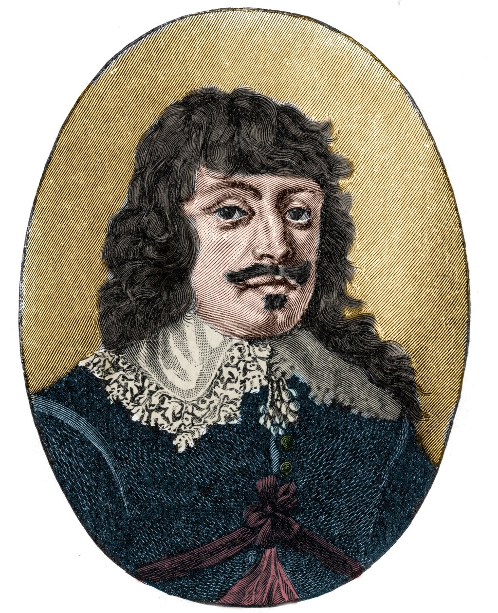 Porträt von Paul Fleming, deutscher Dichter. von Unknown artist