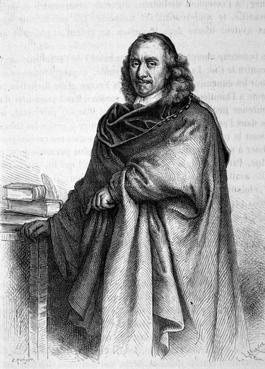 Porträt von Pierre Corneille (1606 - 1684), französischer Dramatiker von Unknown artist
