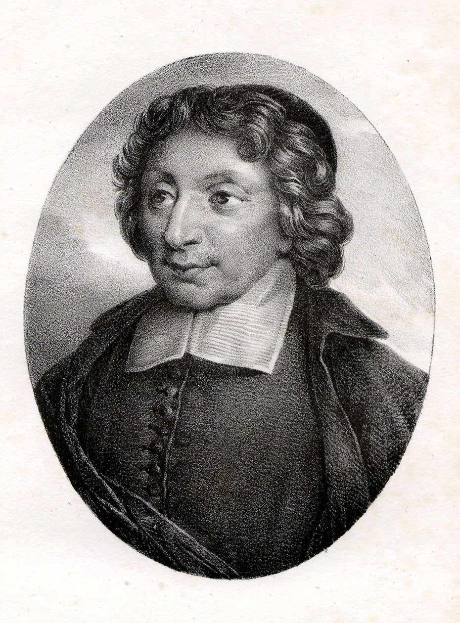 Porträt von Pierre Nicole (1625-1695), leidenschaftlicher Verteidiger des Jansenismus, nach einem Gemälde von Port Royal. von Unknown artist