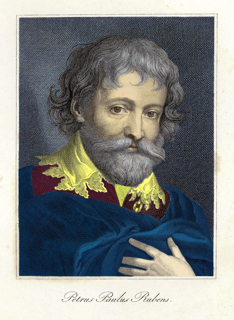Porträt von Peter Paul Rubens (1577-1640), flämischer Maler und Zeichner von Unknown artist
