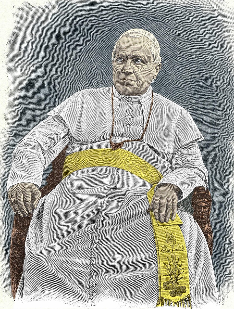Porträt von Pius IX. (1792 - 1878), 253. Papst (1846 - 1878) von Unknown artist