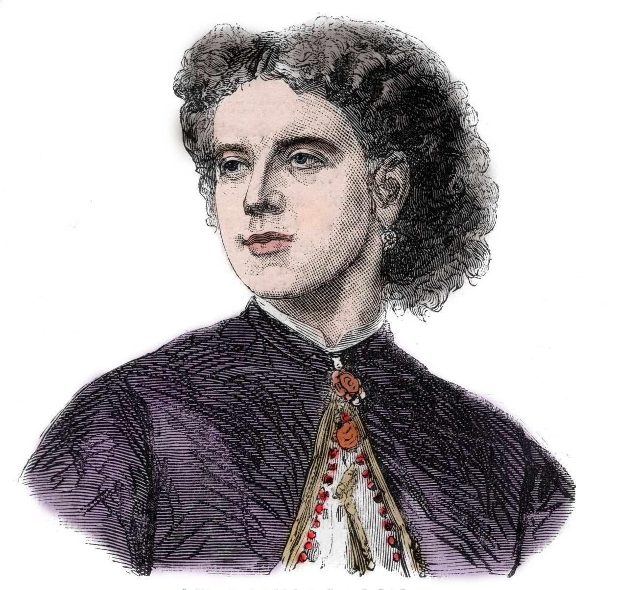 Porträt von Rosine Bloch (1844-1891) französische Mezzosopran-Sängerin von Unknown artist