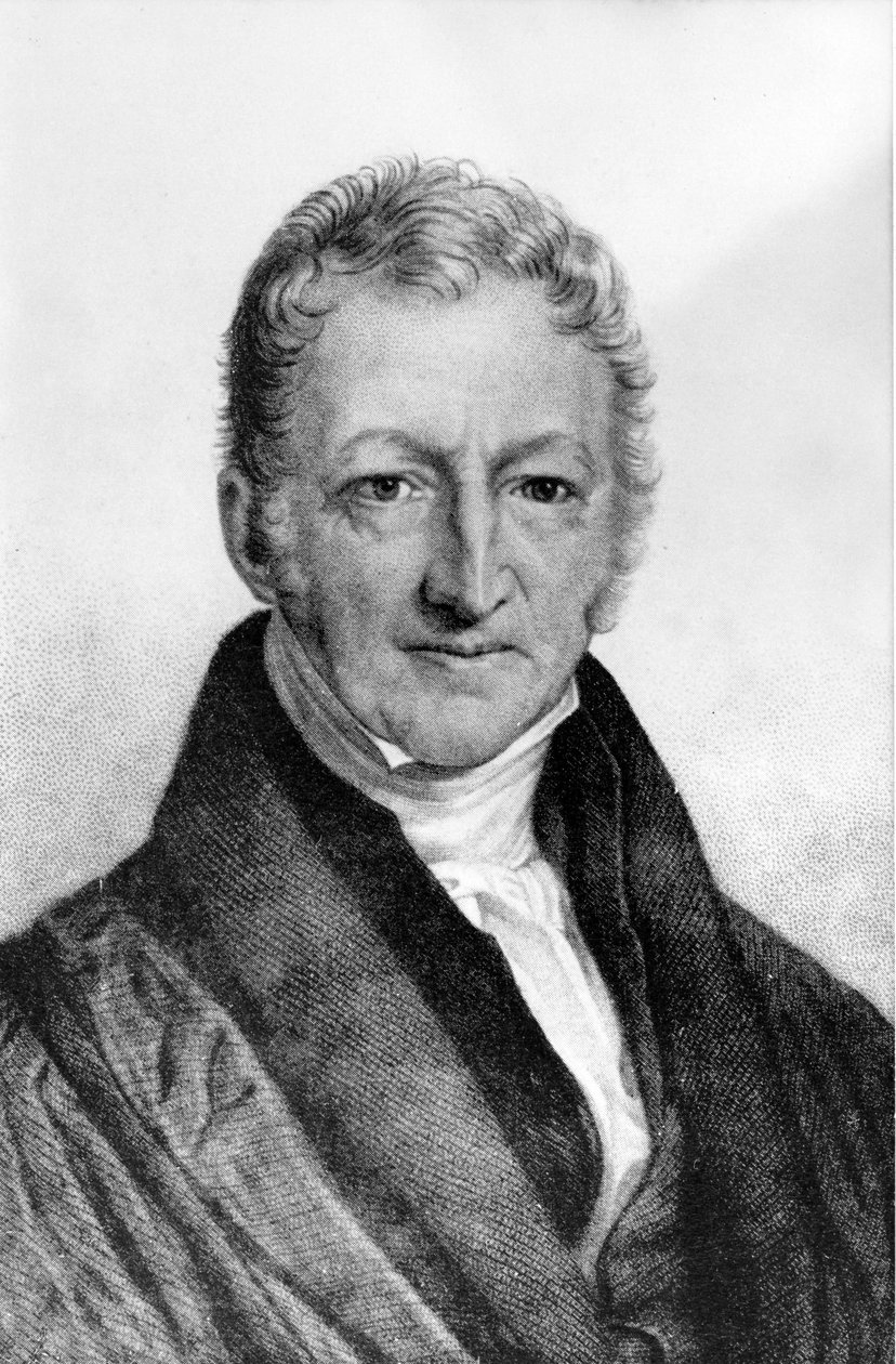 Porträt von Thomas Robert Malthus (1766-1834), britischer Ökonom von Unknown artist