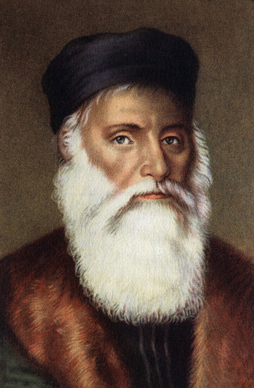 Porträt von Vasco da Gama, portugiesischer Navigator. von Unknown Artist