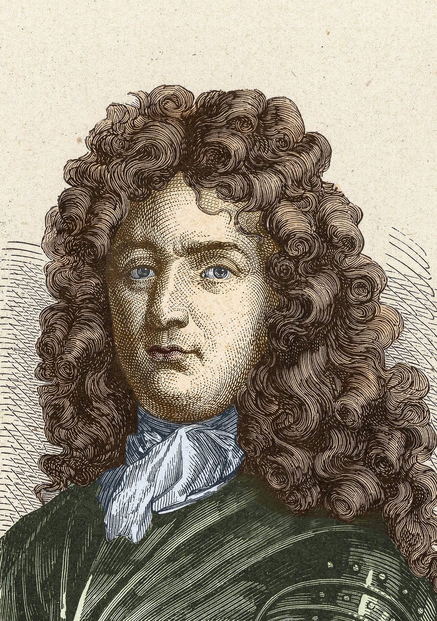 Porträt von Vauban (1633 - 1707). (Sébastien Le Prestre de Vauban) Marschall von Frankreich und Militäringenieur von Unknown artist