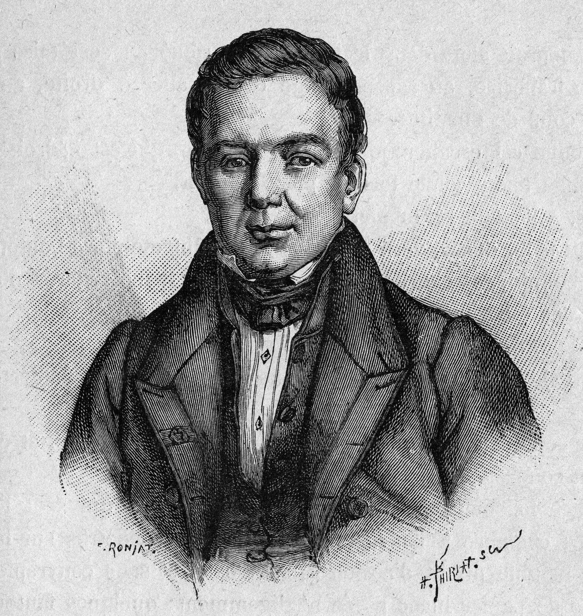 Porträt von Villemain, französischer Professor und Politiker (1790 - 1870) von Unknown artist