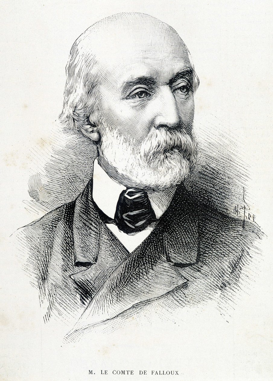 Porträt des Grafen de Falloux (1811 - 1886), französischer Politiker von Unknown artist