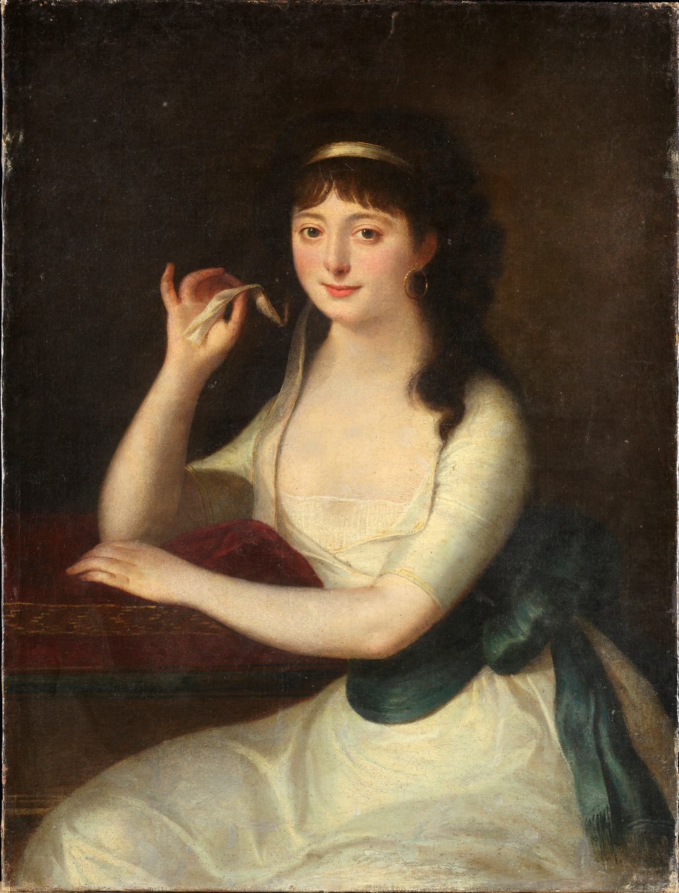 Porträt der genuesischen Aristokratin Luigia Pallavicini (1772-1841), Marquise und Muse der Dichter von Unknown artist
