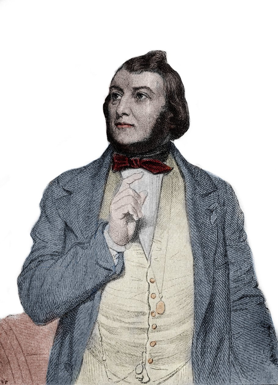 Porträt des Dichters Jacques Boe, genannt Jasmin (auf Okzitanisch Jacme Boer genannt Gensemin oder Jansemin). von Unknown artist