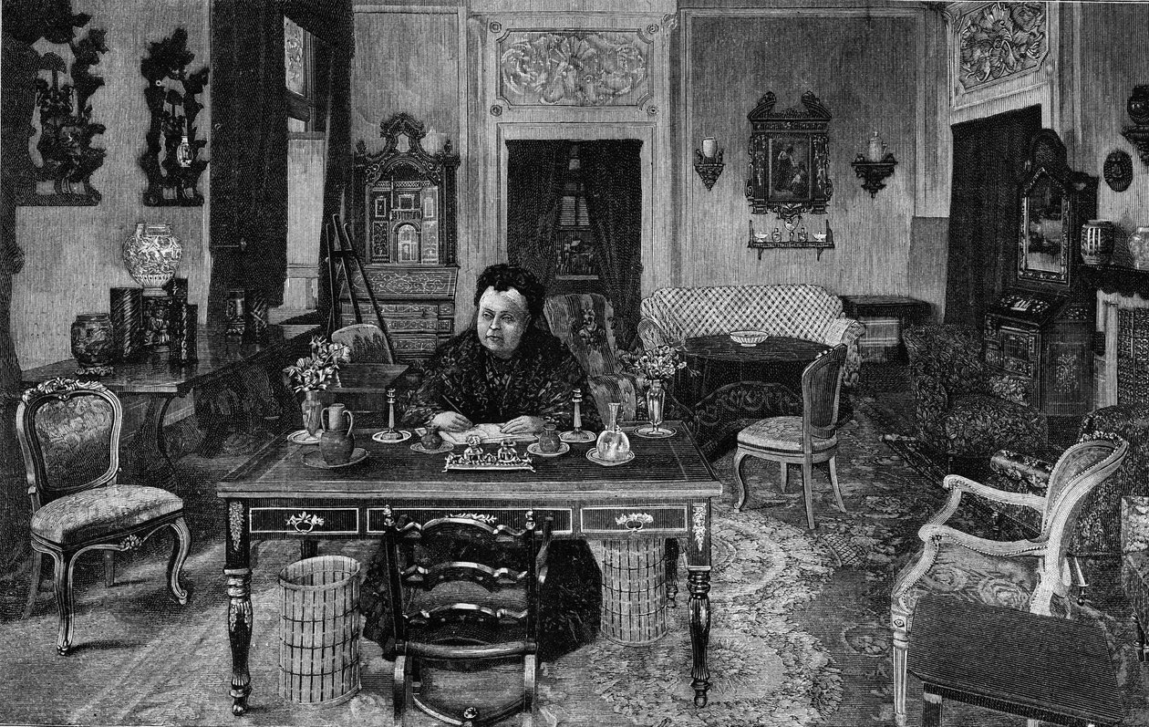 Königin Victoria von England in der Villa Palmieri in Florenz im Jahr 1893 von Unknown artist
