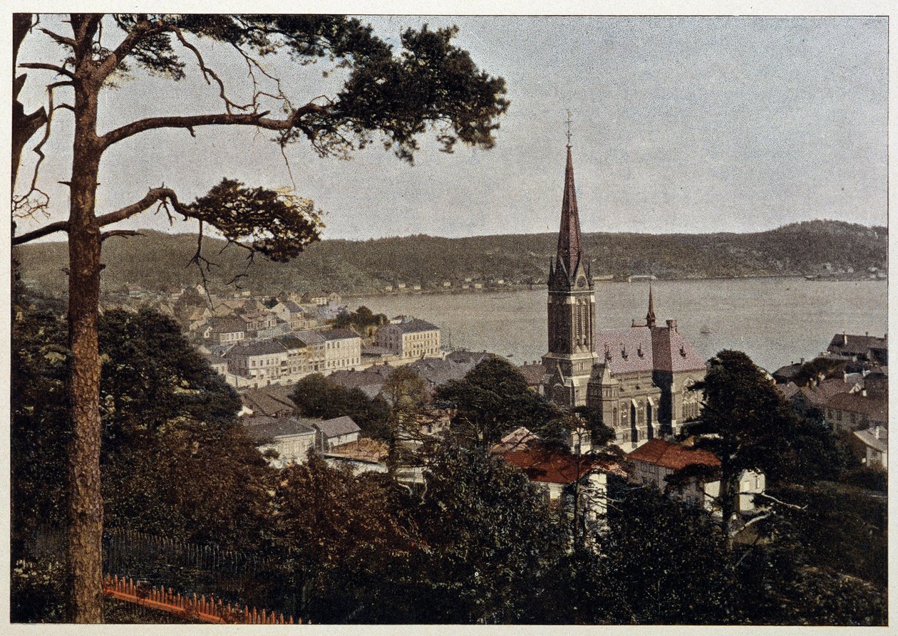 Rio de Janeiro, Blick auf den Morne de Gloria, späte 19. Jahrhundert von Unknown artist