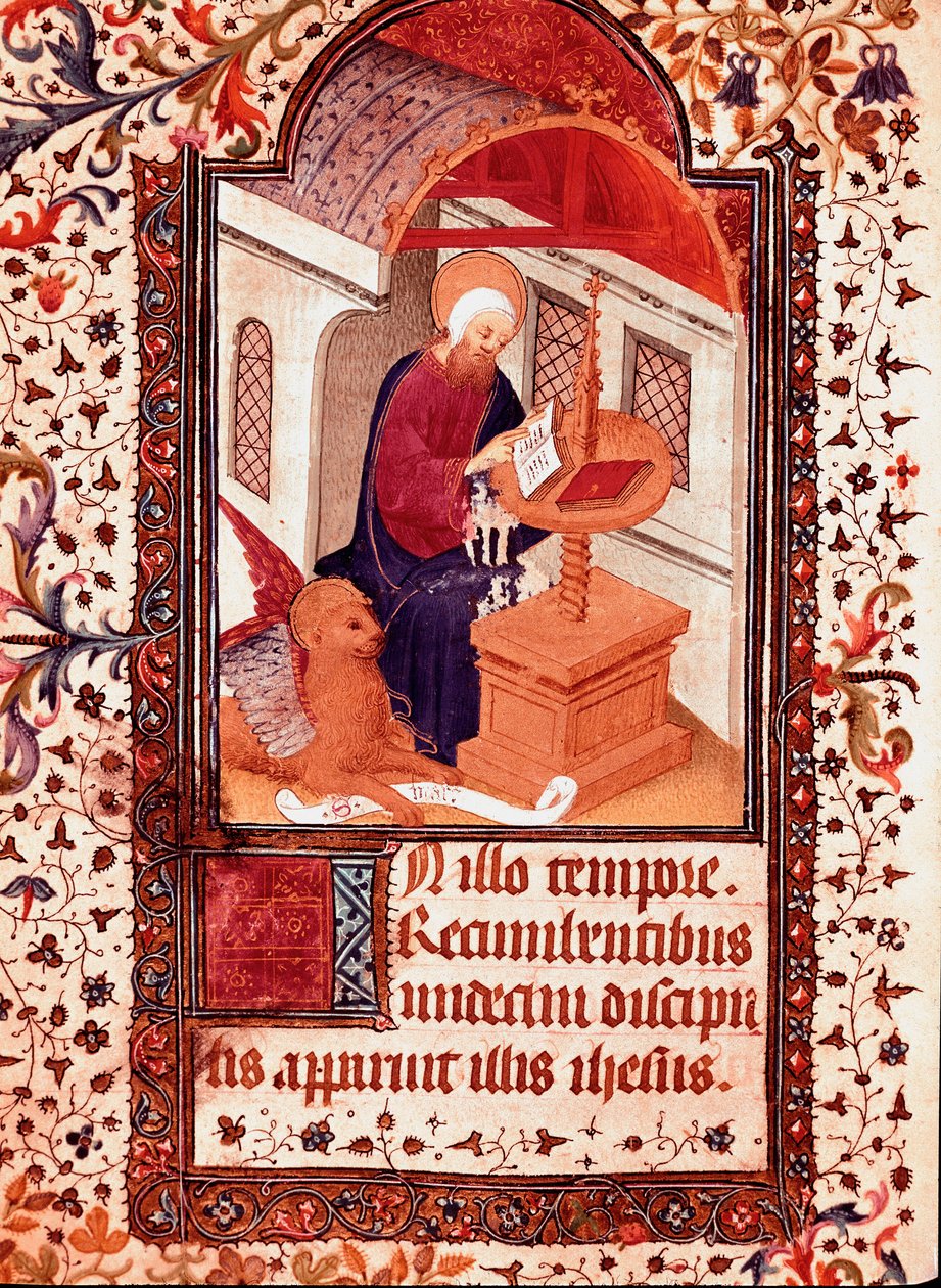 Heiliger Markus. Miniatur aus 